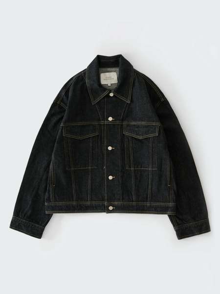 Studio Nicholson 2 Pocket Field Jacket - Navy | Garmentory