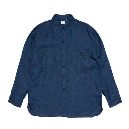 アウターその他 Our Legacy Borrowed BD Shirt Burlington Seersucker Mid Blue Our Legacy Burlington Seersucker Borrowed BD Shirt - Mid