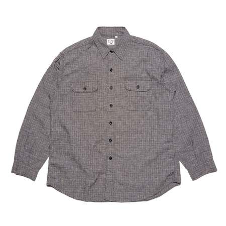 Orslow Vintage Fit Flannel Shirt - Ecru | Garmentory