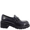 Madison Maison Lug Sole Chunky Loafer - Navy - Thumbnail 1