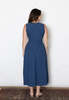 Story Paola Cotton Dress - Blue  - Thumbnail 3