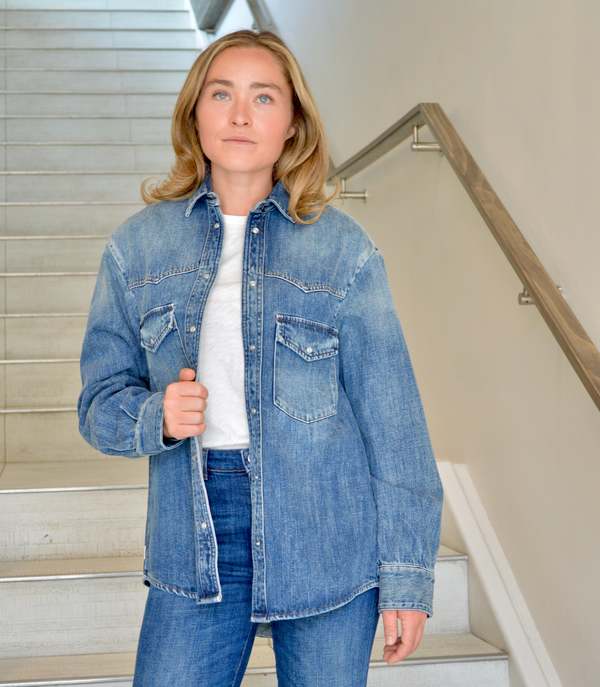 NINE IN THE MORNING Ketty Denim Overshirt