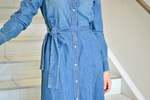 NINE IN THE MORNING Lonora Long Denim Dress - Denim - Thumbnail 5