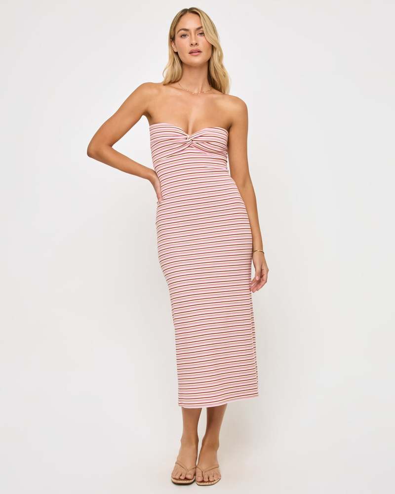 L*Space Lisette Dress - Azalea Stripe
