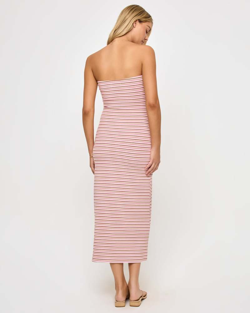 L*Space Lisette Dress - Azalea Stripe