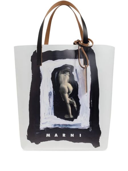 Marni Basket Shopping Tote - Black | Garmentory
