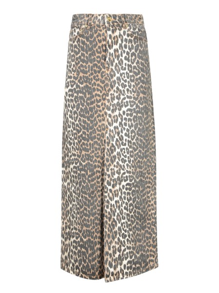 Ganni Mini Ribbed Merino Maxi Skirt - Multicolour | Garmentory
