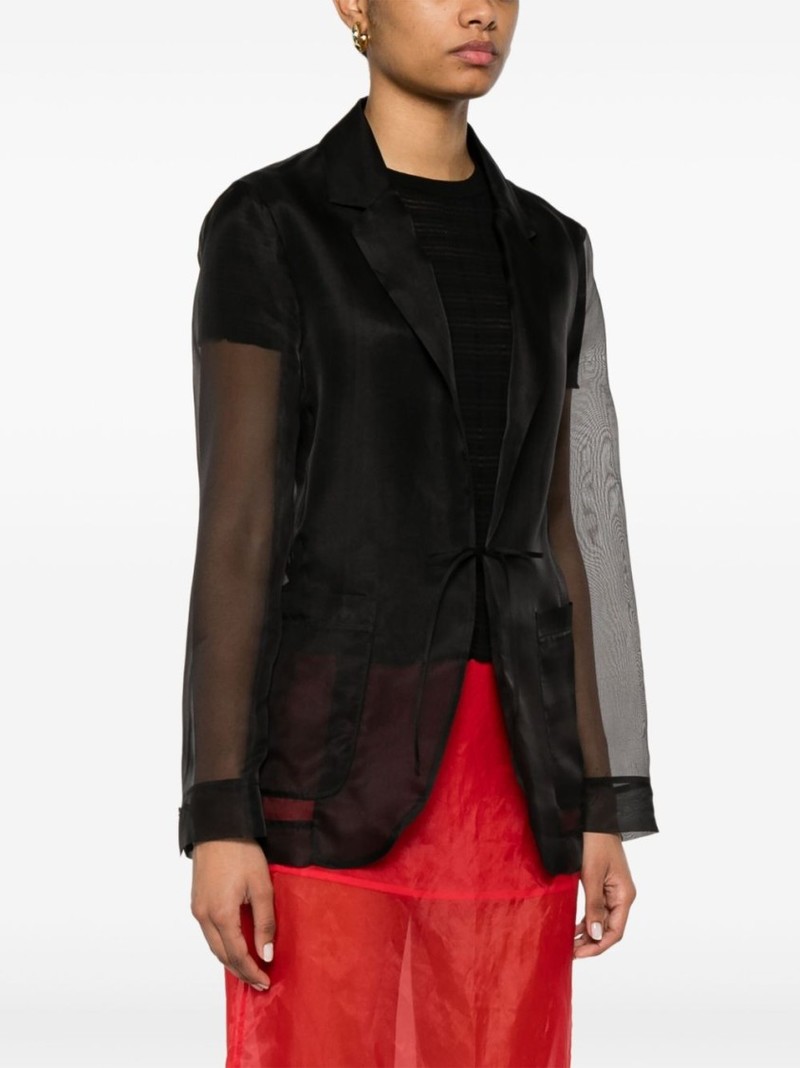 ジャケット FORTE FORTE Women Jackets 128718001 Black Forte Forte Quilted patch-pockets Jacket | Blue | FARFETCH GE