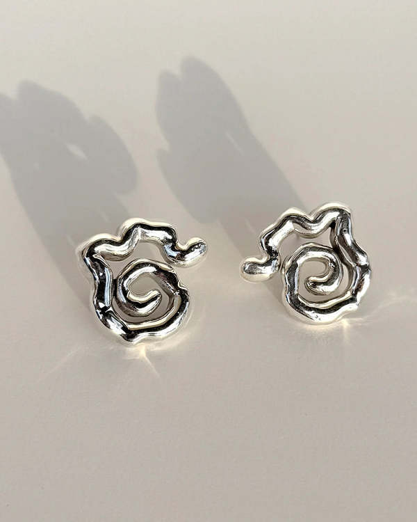 JULIE THVENOT Eterna Small Sterling Earrings
