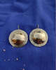 Dani Guirra Golden Metal Disk Merchant Earrings - Thumbnail 2