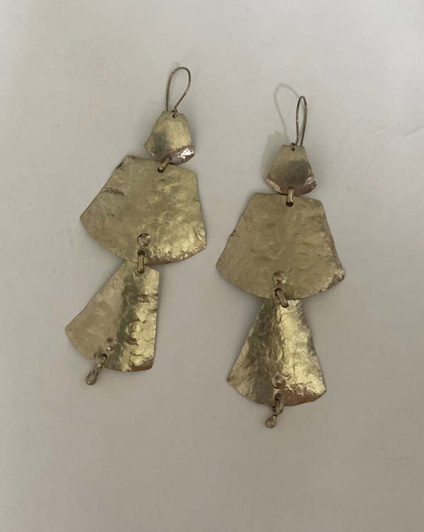 Dani Guirra Silver Charm Earrings