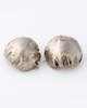 Dani Guirra Silver Dome Earrings - Thumbnail 1