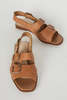 "INTENTIONALLY __________." Jiji Sandal - Black/Tan - Thumbnail 1