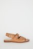 "INTENTIONALLY __________." Jiji Sandal - Black/Tan - Thumbnail 5