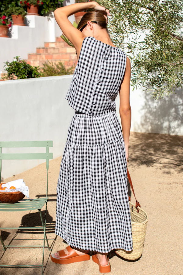 Emerson Fry Single Tiered Maxi Skirt