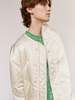 JW ANDERSON Ivory Nylon Oversized Quilted Jacket - Thumbnail 6