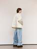 JW ANDERSON Ivory Nylon Oversized Quilted Jacket - Thumbnail 8