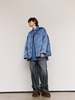 JW ANDERSON Light Indigo Nylon Oversized Quilted Jacket - Thumbnail 2