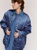 JW ANDERSON Light Indigo Nylon Oversized Quilted Jacket - Thumbnail 4