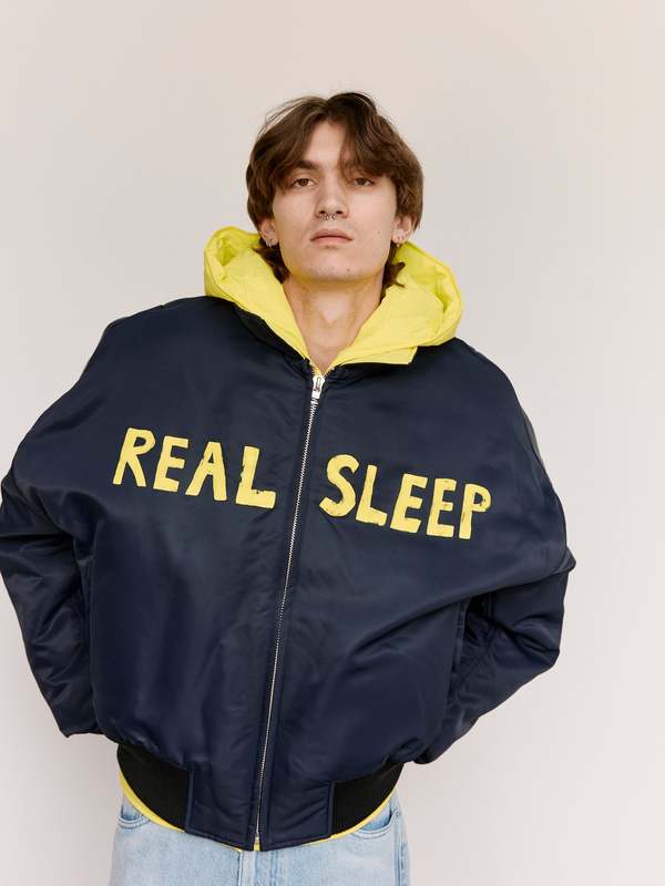 JW ANDERSON Real Sleep Bomber Jacket | Garmentory