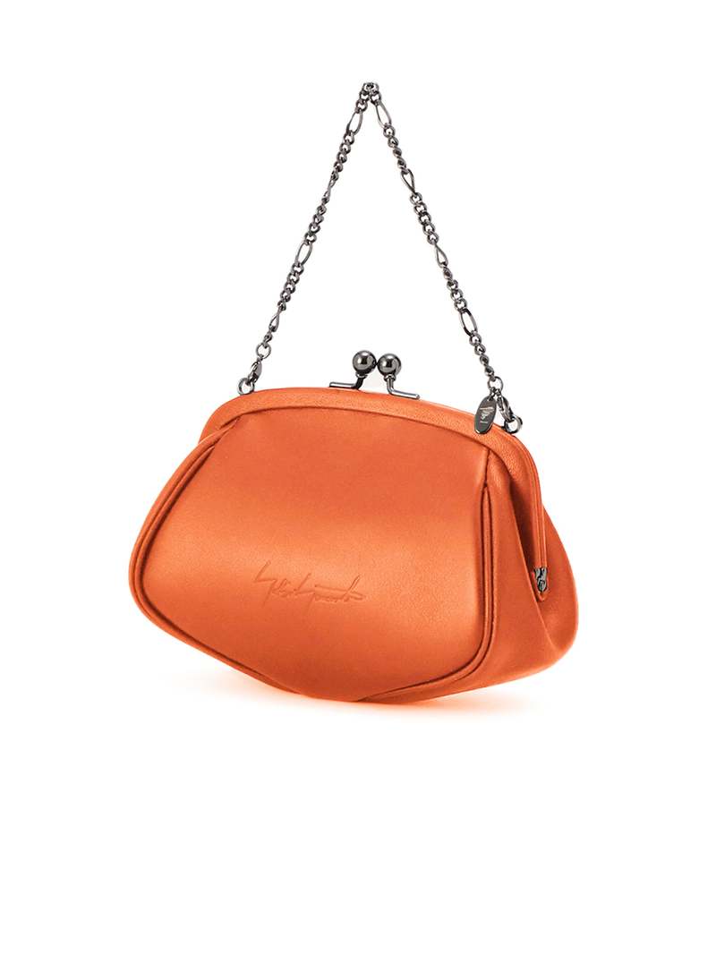 WDLT117 Discord by Yohji Yamamoto Small Clasp Pouch - Orange