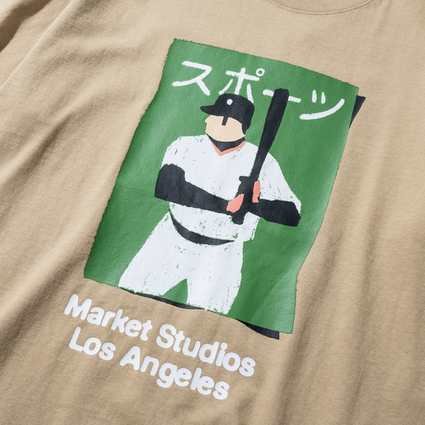 MARKET Illustrated Baseball T-Shirt