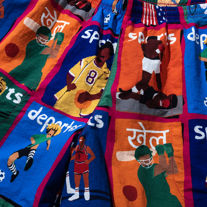 MARKET Illustrated Tech Shorts