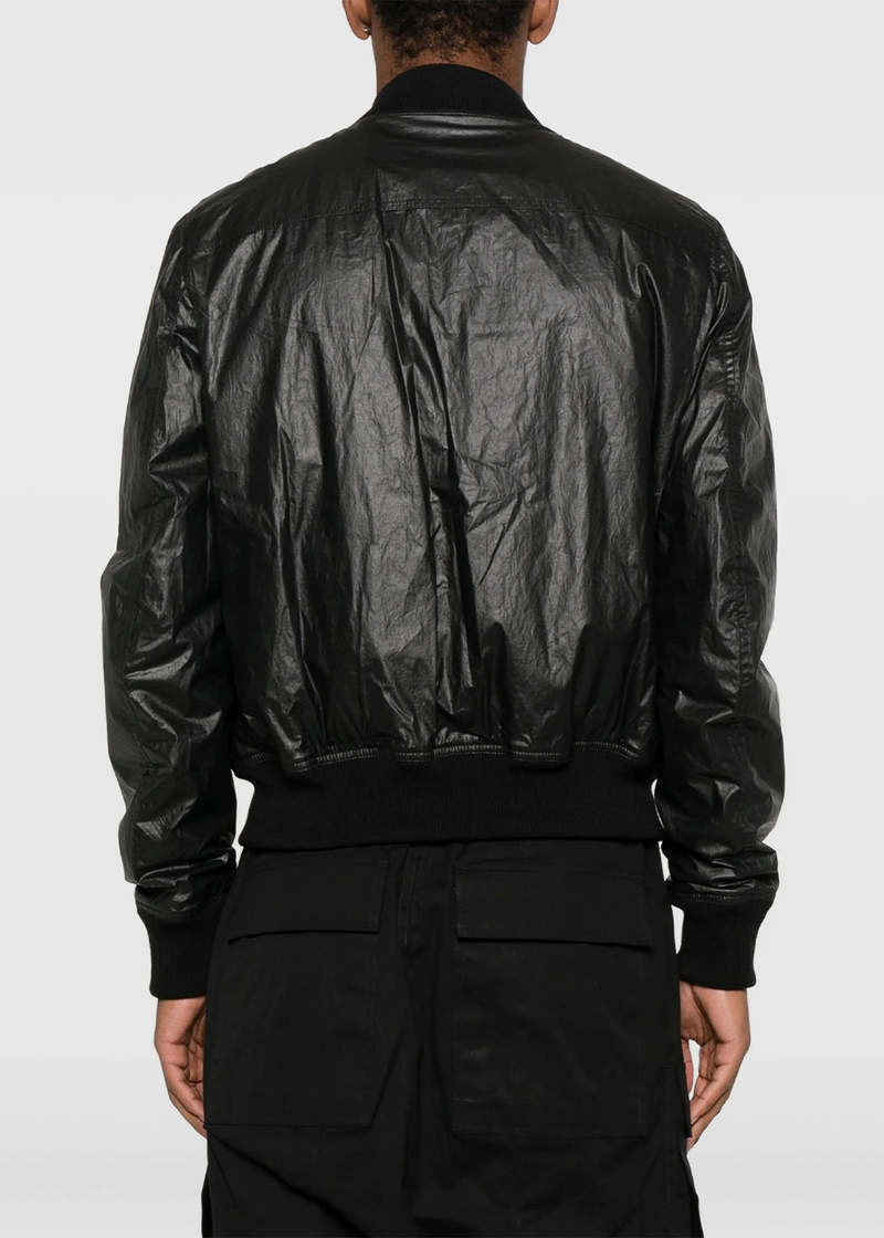 Rick Owens Bauhaus Flight Bomber Jacket - Black
