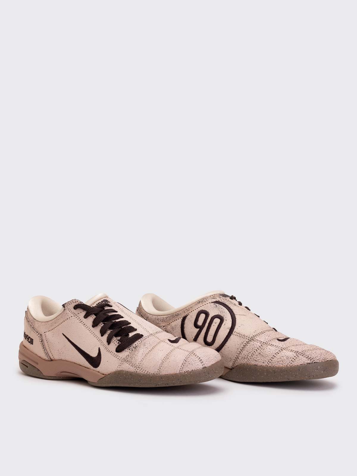 Nike Total 90 Premium Soccer Cleats - Pearl White/Shadow Brown-Pearl White - Image 2 of 4