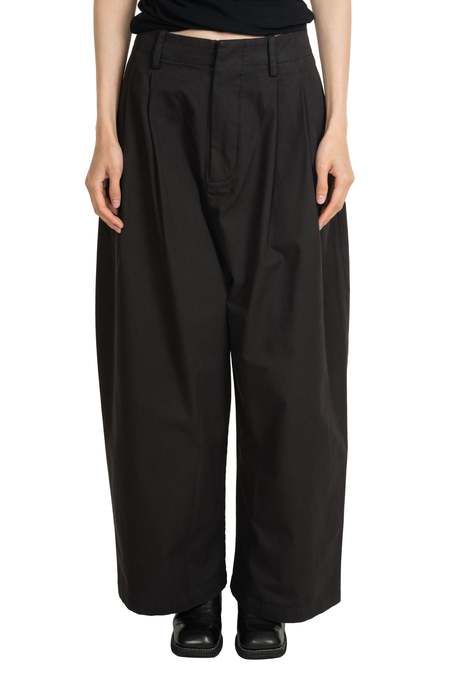 パンツ Loulou Studio Taupe Brown Alera Straight-Leg Trousers LouLou Studio Alera Straight-Leg Trousers - Taupe Brown