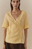 Datura Beurre Linen Wrap Top - Thumbnail 2