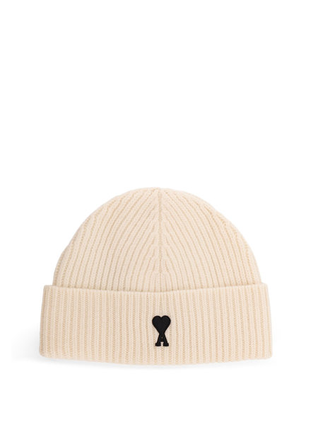 【関税込み】MONCLER Wool beanie MONCLER Logo-Appliquéd Ribbed Virgin Wool Beanie for Men