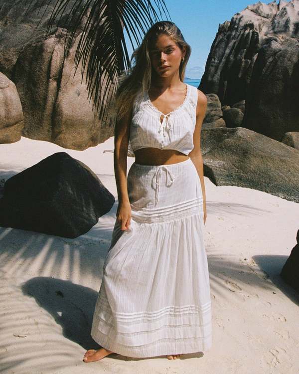 L*Space Reia Skirt - White