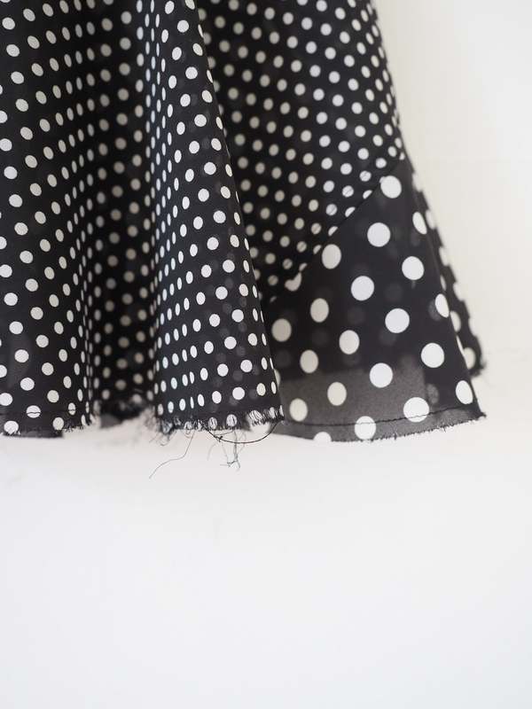 Comme des Garcons by Junya Watanabe Polkadot Skirt - Black/White