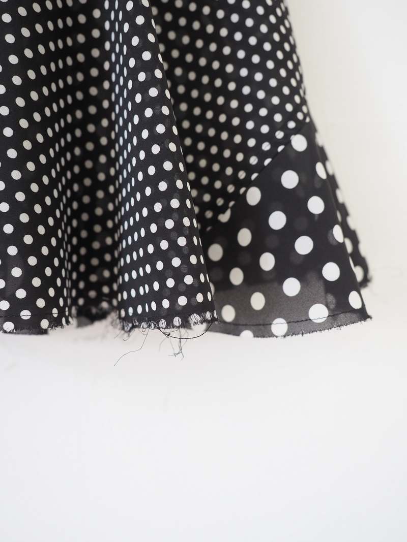 Comme des Garcons by Junya Watanabe Polkadot Skirt - Black/White