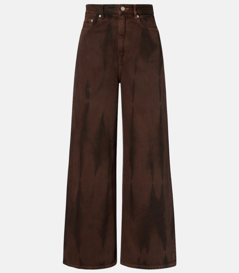 Ganni Overdyed Heavy Denim Baggy Jeans