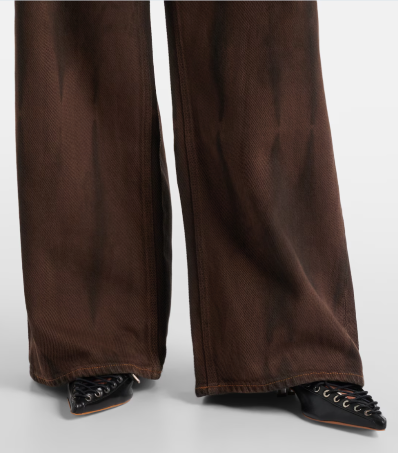 Ganni Overdyed Heavy Denim Baggy Jeans | Garmentory