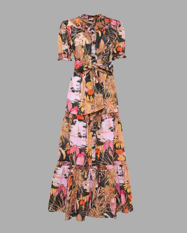 Loretta Caponi Severa Reed Dress