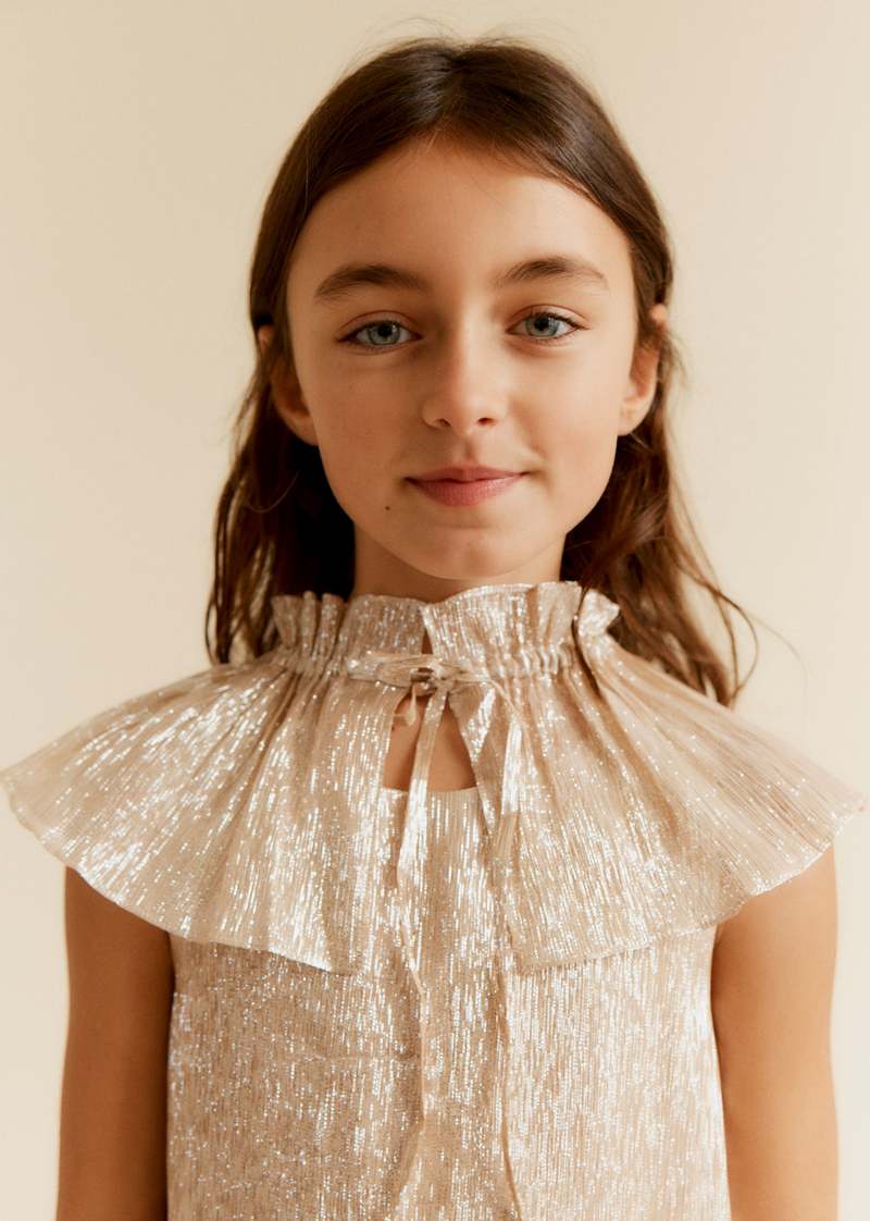 Caramel Bolsena Silk Dress