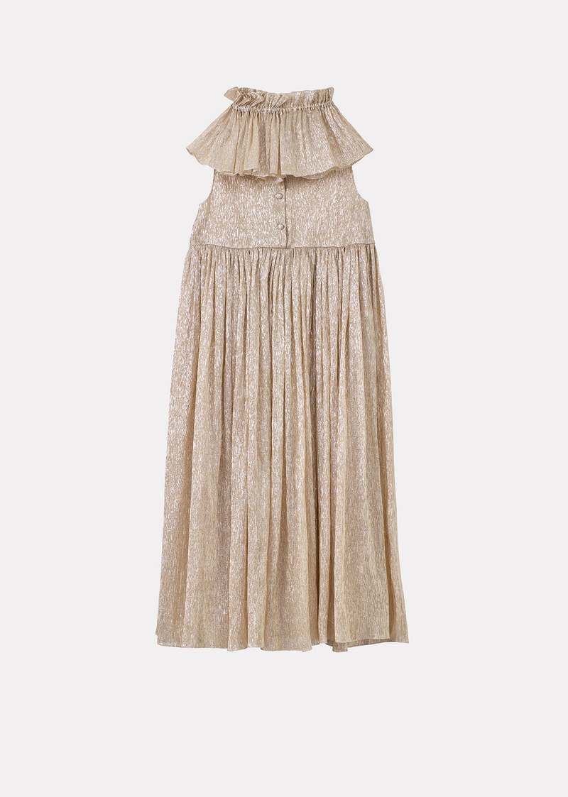 Caramel Bolsena Silk Dress