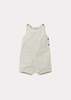 KIDS Caramel Kurrat Baby Cotton Romper - Off-White / Black Micro-Check - Thumbnail 1