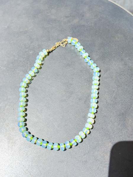 Sandy Liang Jade Butterfly Necklace | Garmentory