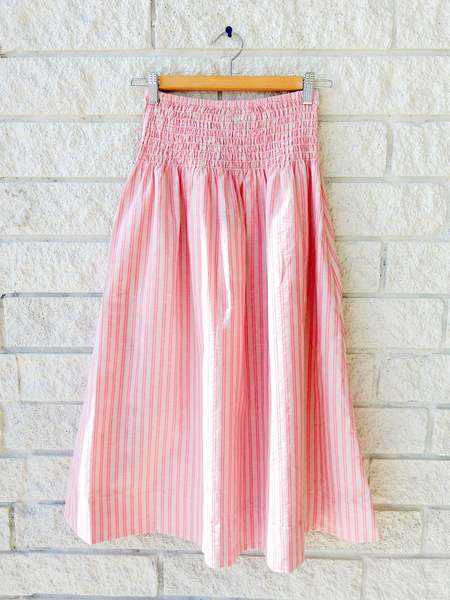 Andrea Adamo Ribbed Midi Skirt - Brown | Garmentory