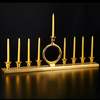 Lunares O Menorah Candleholder - Gold - Thumbnail 1