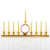Lunares O Menorah Candleholder - Gold - Thumbnail 2