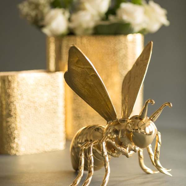 Lunares Queen Bee Sculpture - Gold