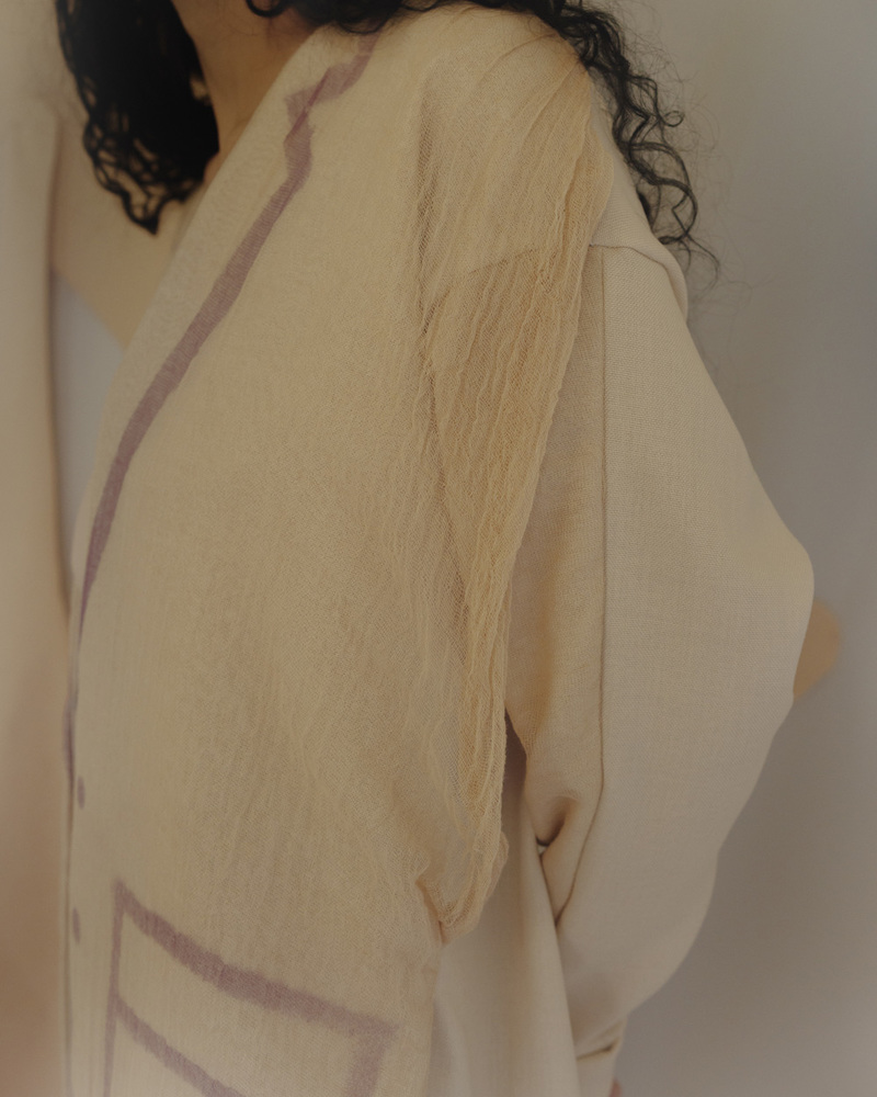 Halo Labels MEMBRANE Jacket - light beige | Garmentory Halo Labels MEMBRANE Jacket - light beige | Garmentory
