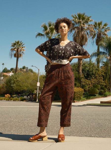 AVJD NY Metallic Embroidered Wide Leg Pant, Size 2 (FW