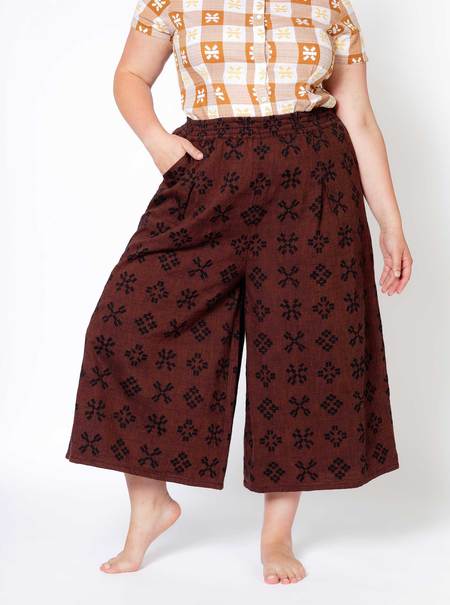 【送料&関税込】MM6 Maison Margiela tie Dye Brown Silk Pants MM6 Maison Margiela Tie Dye Brown Silk Pants - Brown