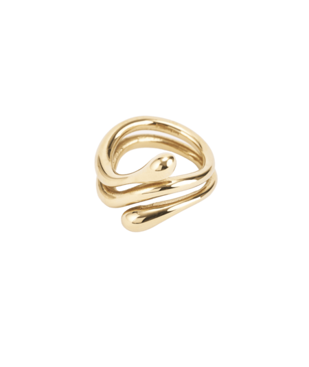 【送料&関税込】Jil Sander Brass Ring With Braided Detail Jil Sander Brass Ring With Braided Detail | italist | REVERSIBLE